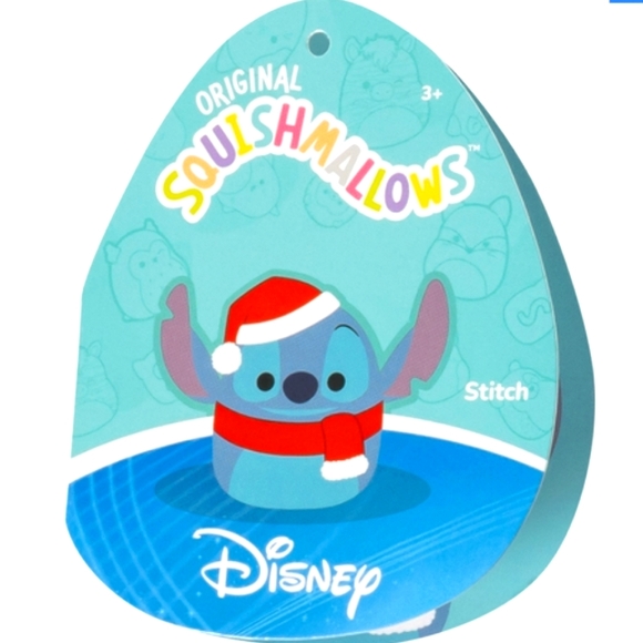 Disney Holiday Stitch 6.5" Santa Squishmallow - Picture 3 of 3